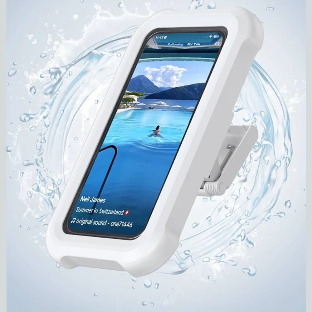 Topia Waterproof Phone Case - White